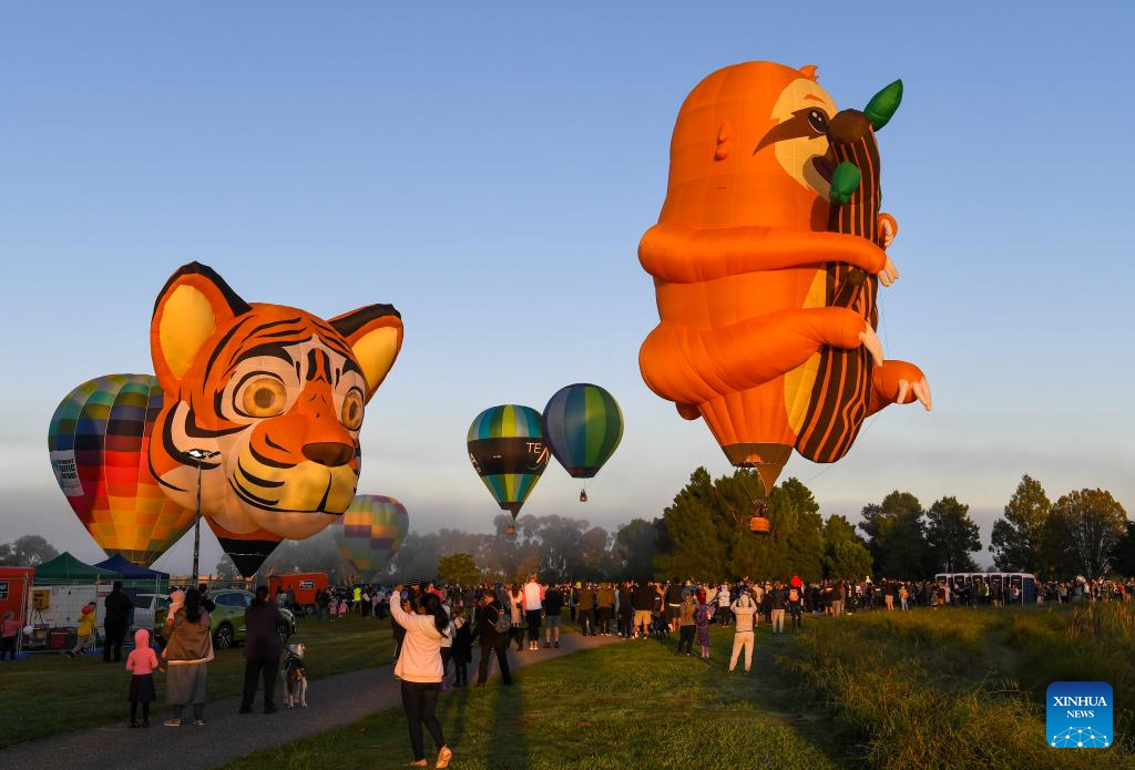 Balloons Over Waikato Festival held in Hamilton, New Zealand
