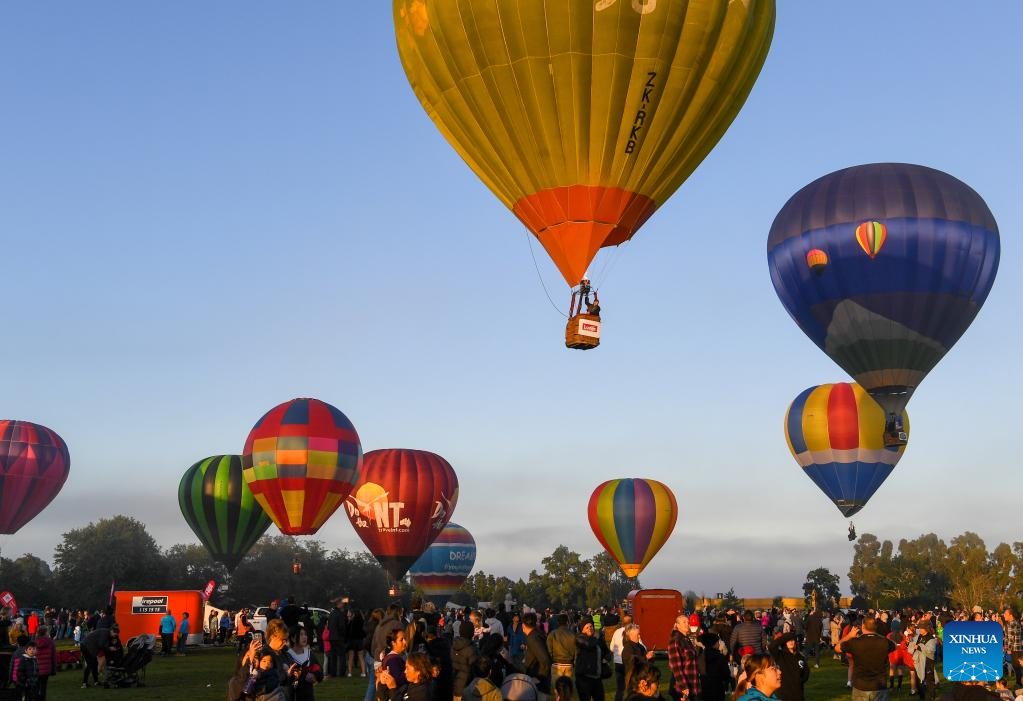 Balloons Over Waikato Festival held in Hamilton, New Zealand
