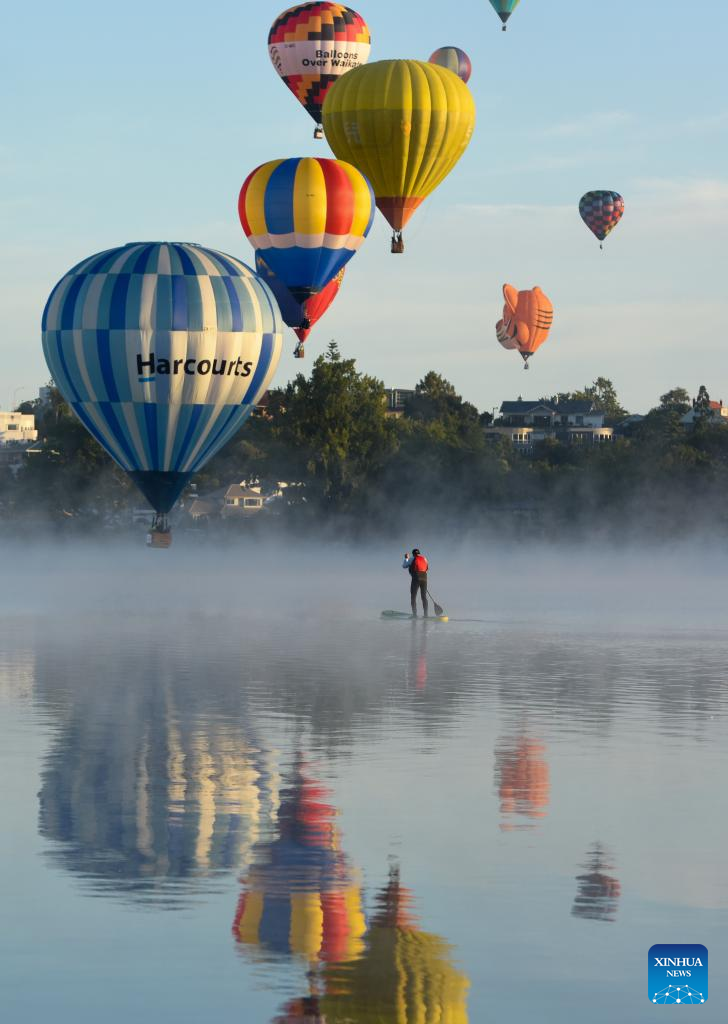 Balloons Over Waikato Festival held in Hamilton, New Zealand
