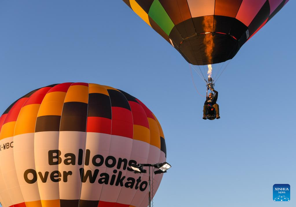 Balloons Over Waikato Festival held in Hamilton, New Zealand