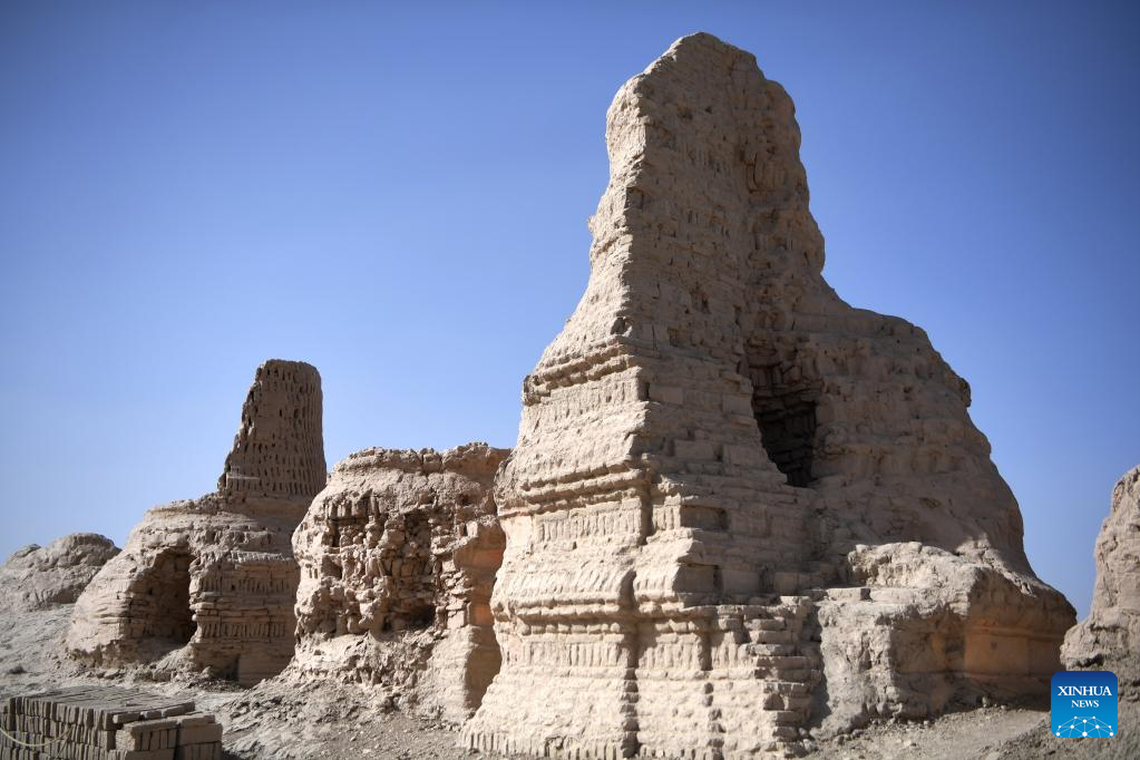 In pics: ruins of Suoyang City in NW China's Gansu