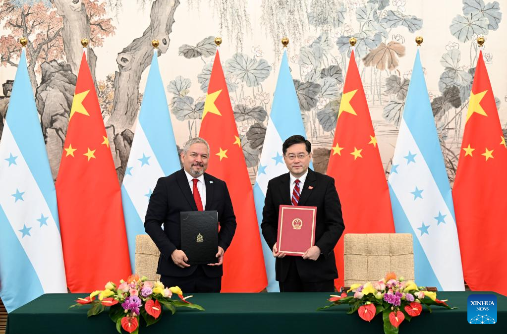 China, Honduras establish diplomatic relations
