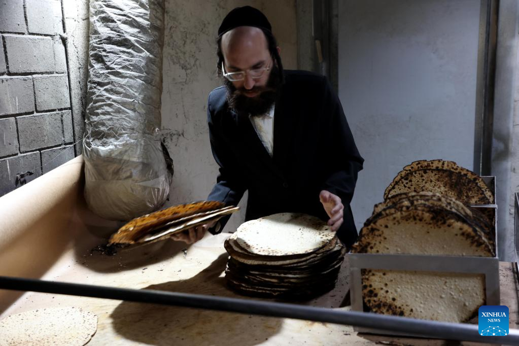 People prepare for upcoming Jewish holiday of Passover in Israel