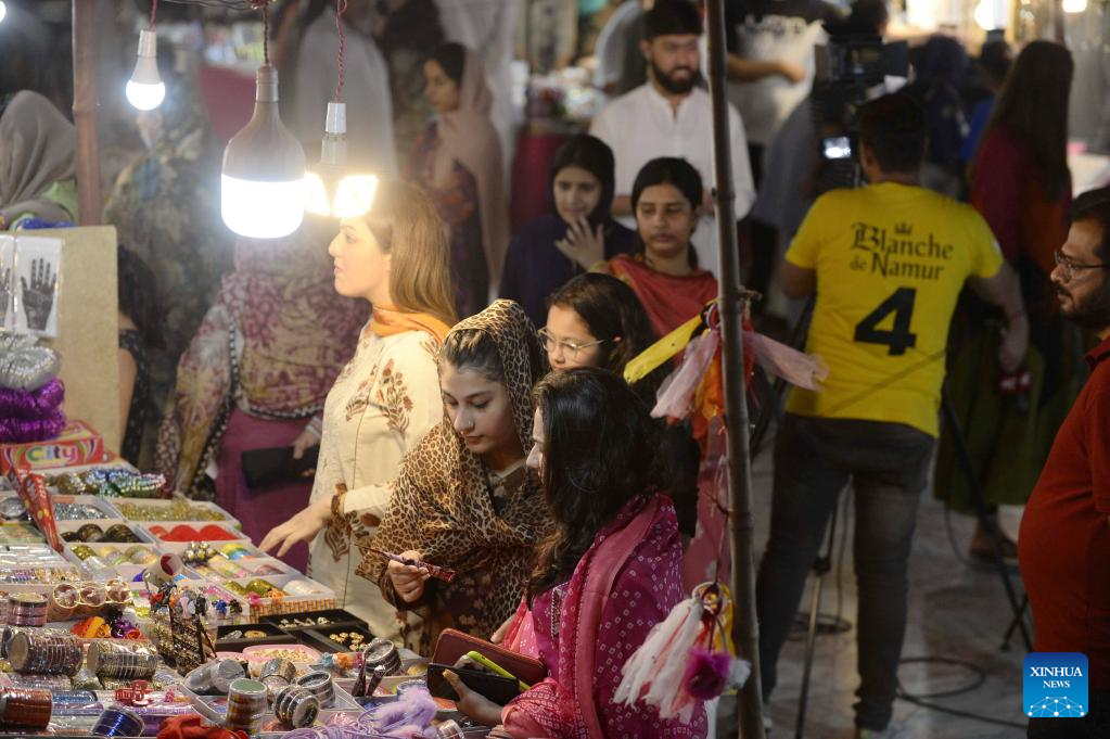 People prepare for Eid al-Fitr festival