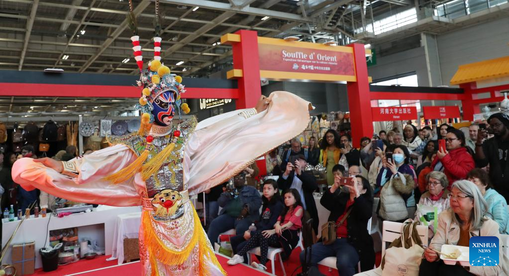 Chinese culture exhibition held in Paris