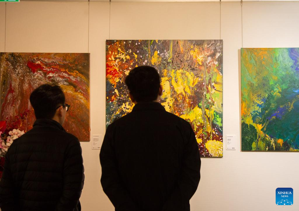 Painting exhibition from Chinese Australian artists promotes cross-cultural exchanges