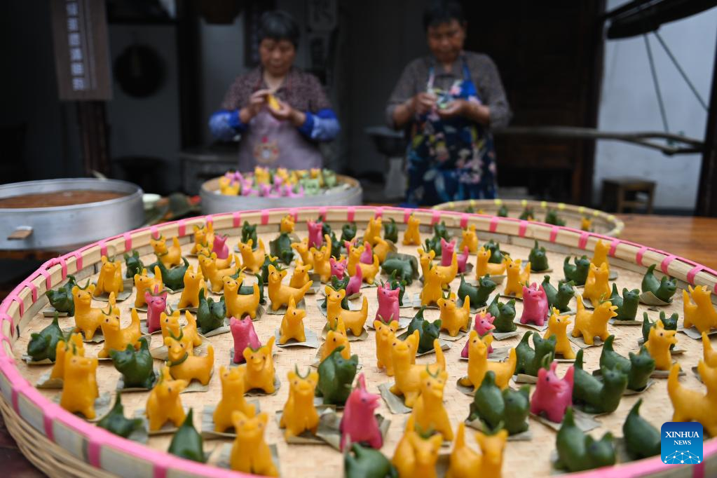 Villagers mark upcoming 