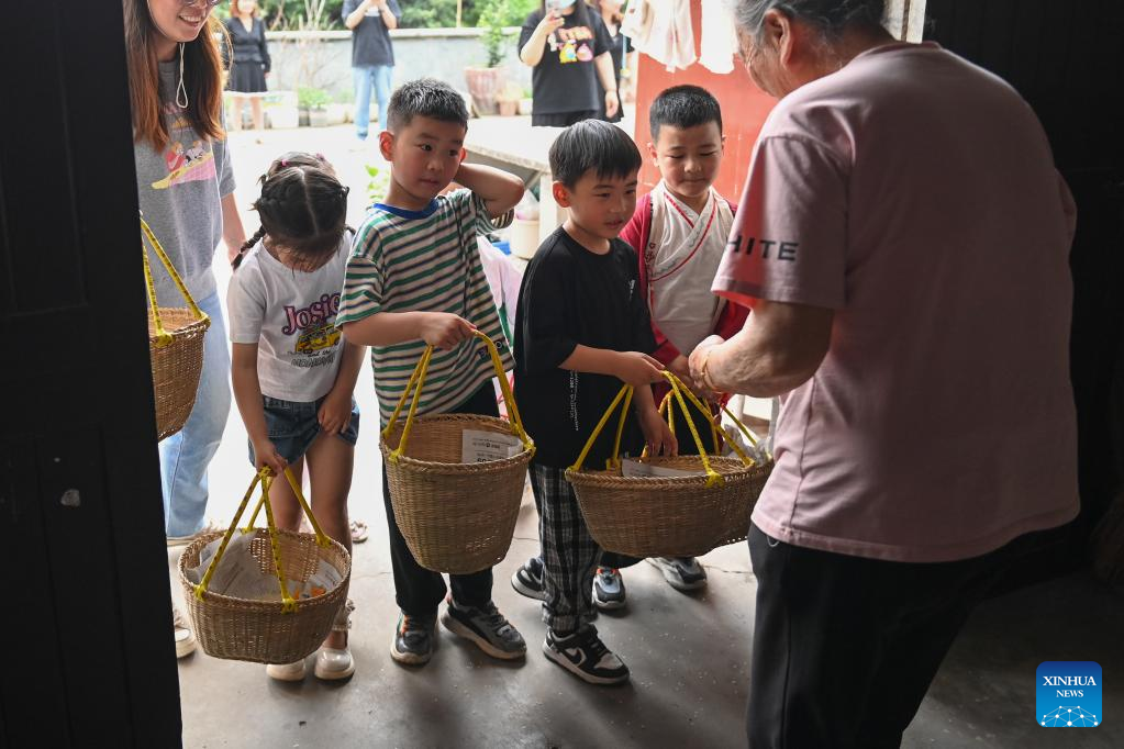 Villagers mark upcoming 