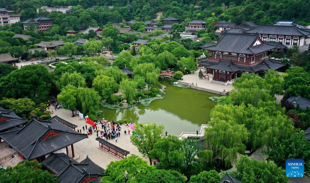 In pics: Huaqing Palace scenic area in Xi'an, NW China