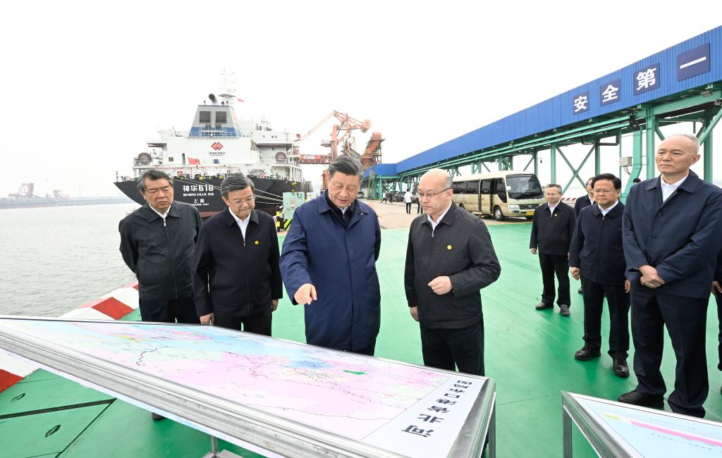 Xi visits city of Cangzhou in north China's Hebei Province