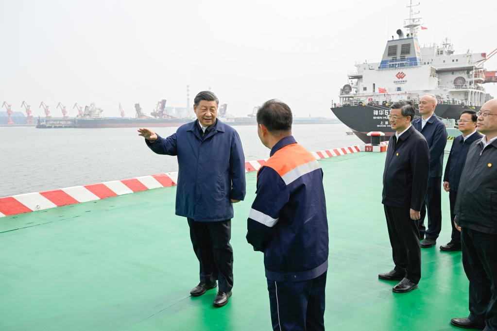Xi visits city of Cangzhou in north China's Hebei Province