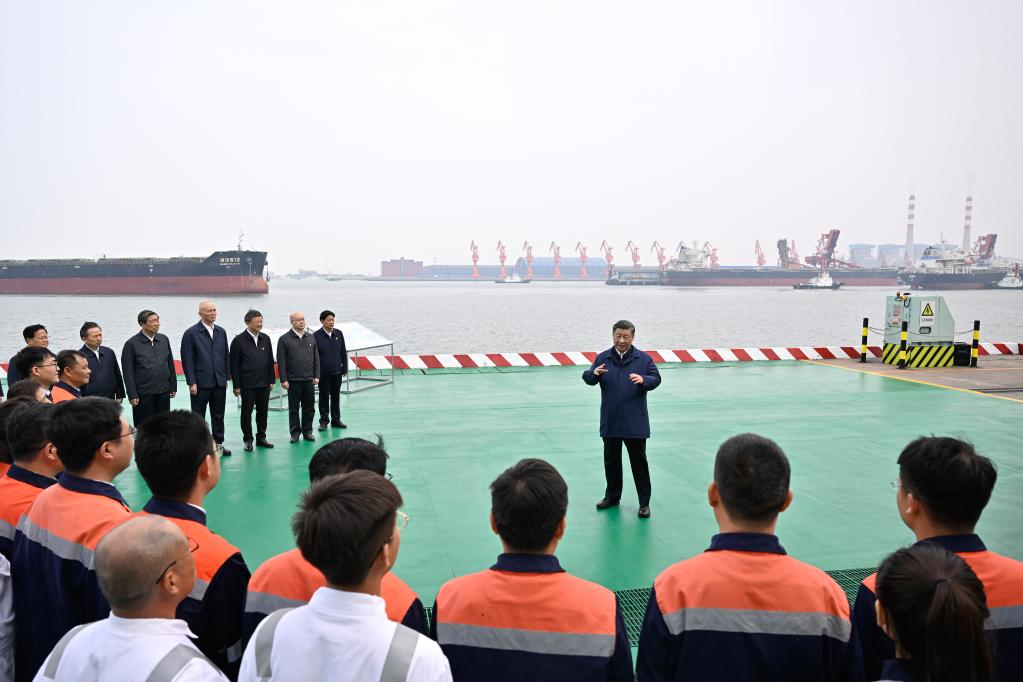 Xi visits city of Cangzhou in north China's Hebei Province