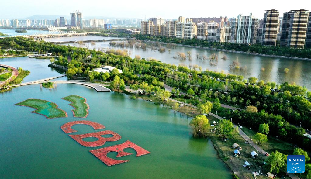 Scenery of areas surrounding Bahe River in Xi'an