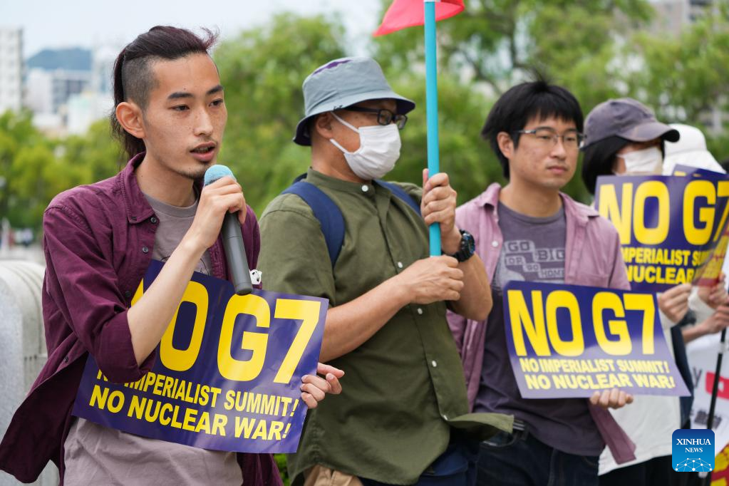 Kishida, Biden meet ahead of G7 gathering in Hiroshima amid protests, tightened security