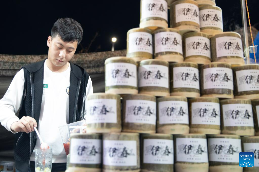 NE China's Yichun boosts nighttime economy