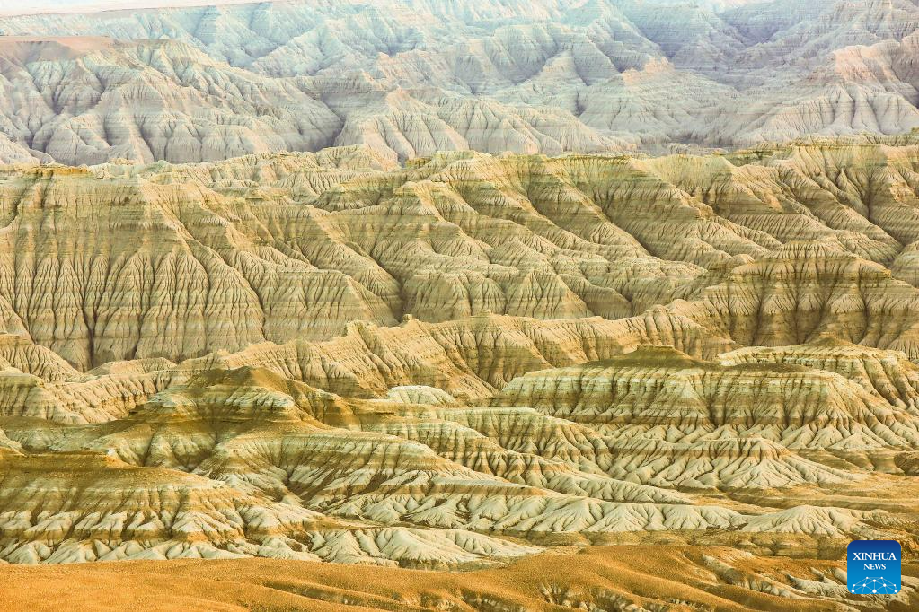 Scenery of earth forest in Zanda County, SW China's Tibet