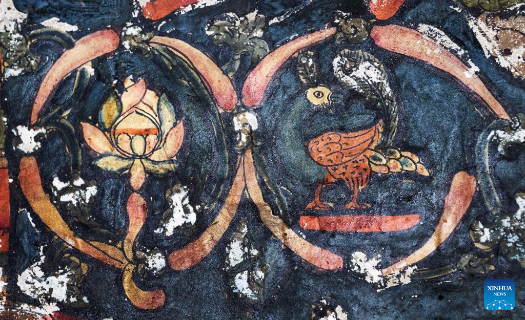 Murals seen in Donggar and Piyang grottoes in Tibet