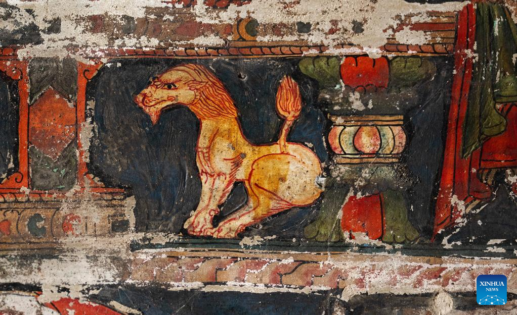 Murals seen in Donggar and Piyang grottoes in Tibet