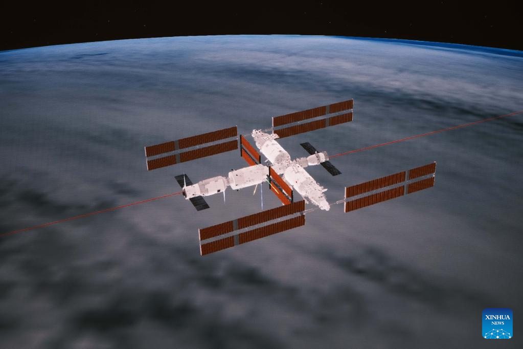 China's Shenzhou-16 crewed spaceship docks with space station combination
