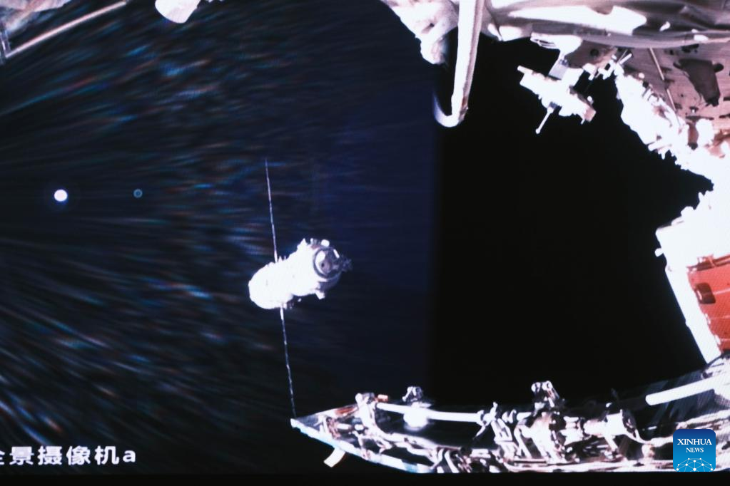 China's Shenzhou-16 crewed spaceship docks with space station combination