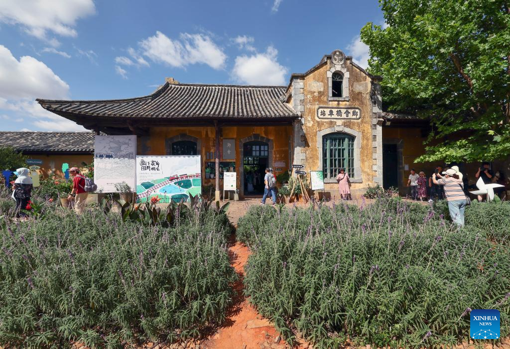 Tourism railway line attracts visitors in Honghe, SW China