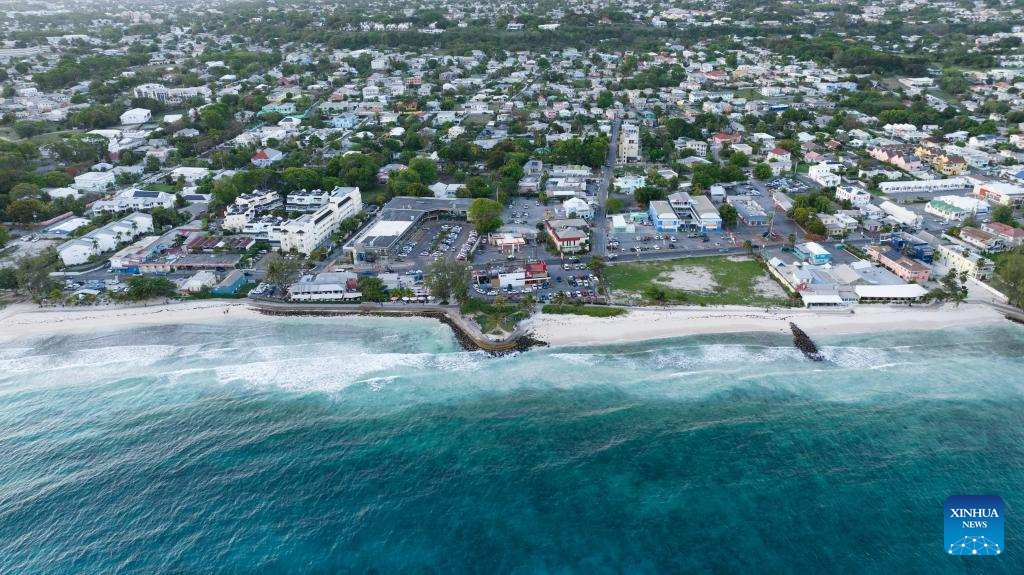 Coastal view of Bridgetown in Barbados