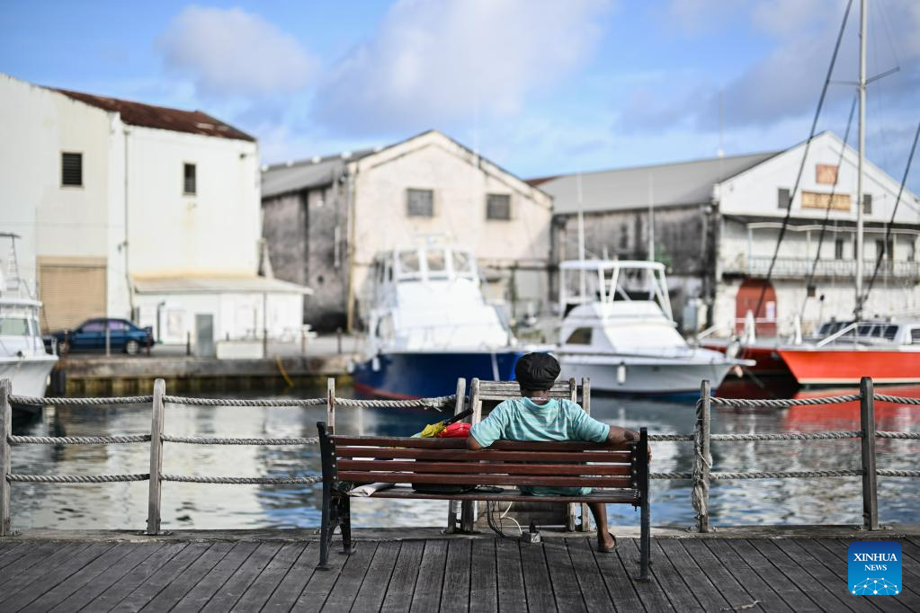Coastal view of Bridgetown in Barbados