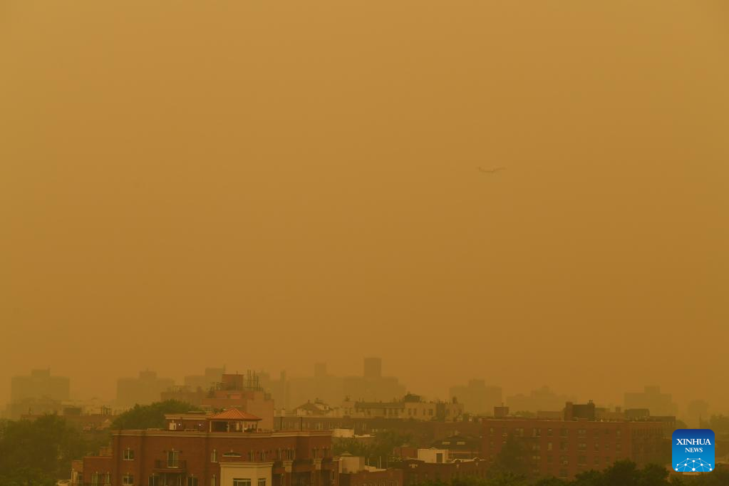 New York comes under air quality alert amid Canadian wildfires