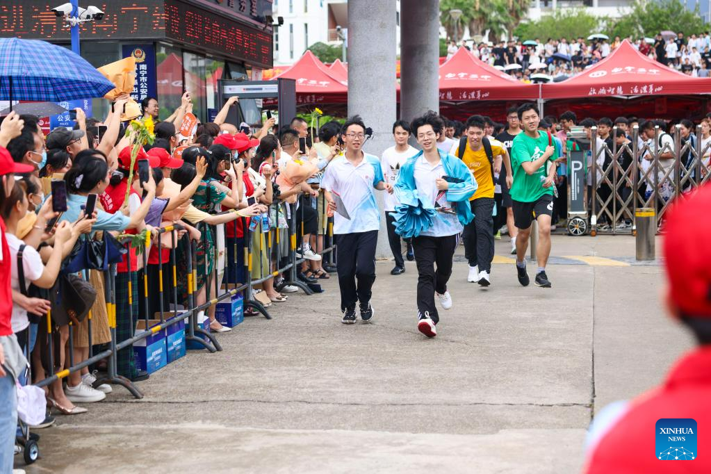 Annual college entrance exam concludes in some parts of China ...