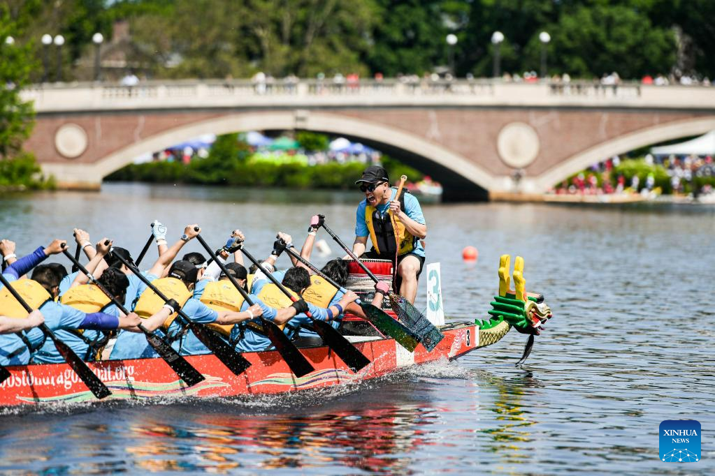 Teams compete at Boston Hong Kong Dragon Boat Festival