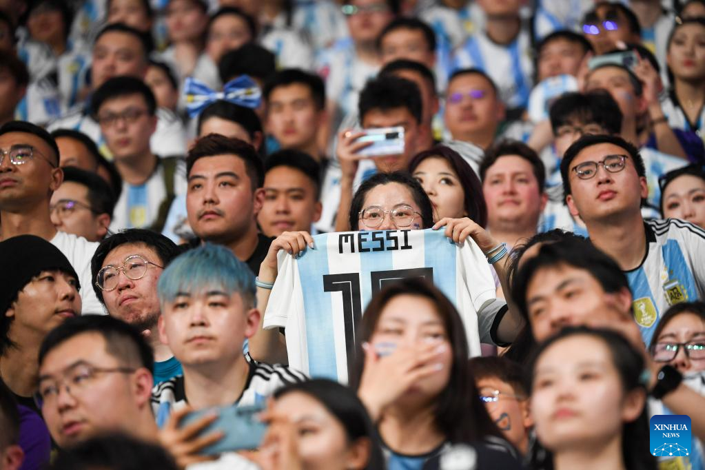 Messi scores as Argentina beat Australia at Beijing Workers' Stadium