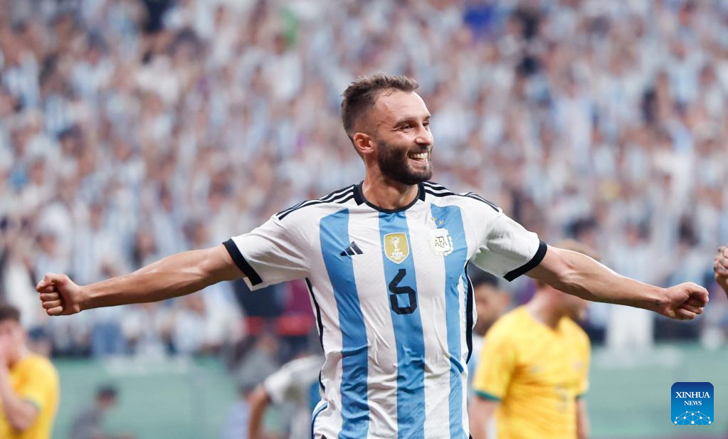 Messi scores as Argentina beat Australia at Beijing Workers' Stadium
