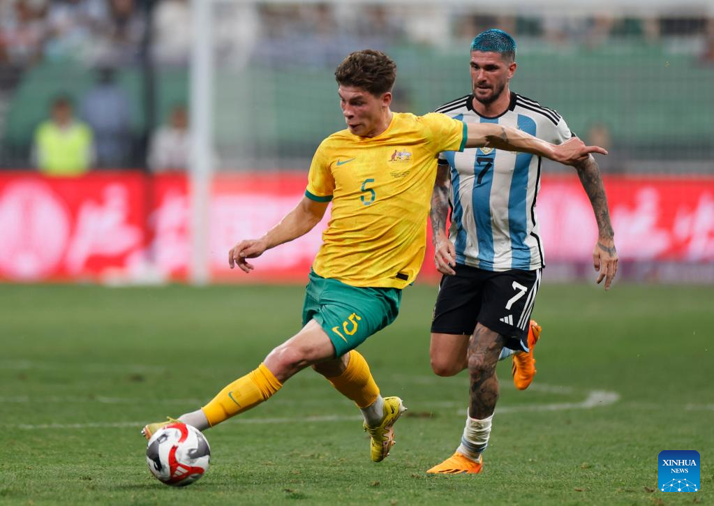 Messi scores as Argentina beat Australia at Beijing Workers' Stadium