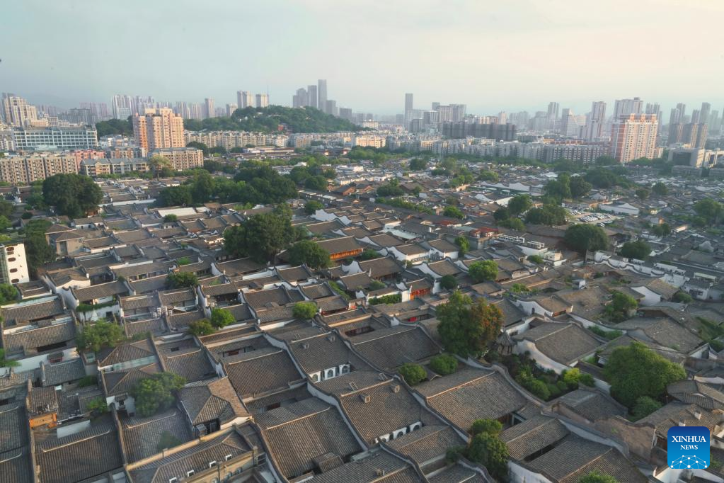 A glimpse of ancient buildings in Fuzhou, SE China's Fujian