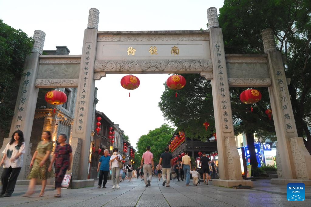 A glimpse of ancient buildings in Fuzhou, SE China's Fujian