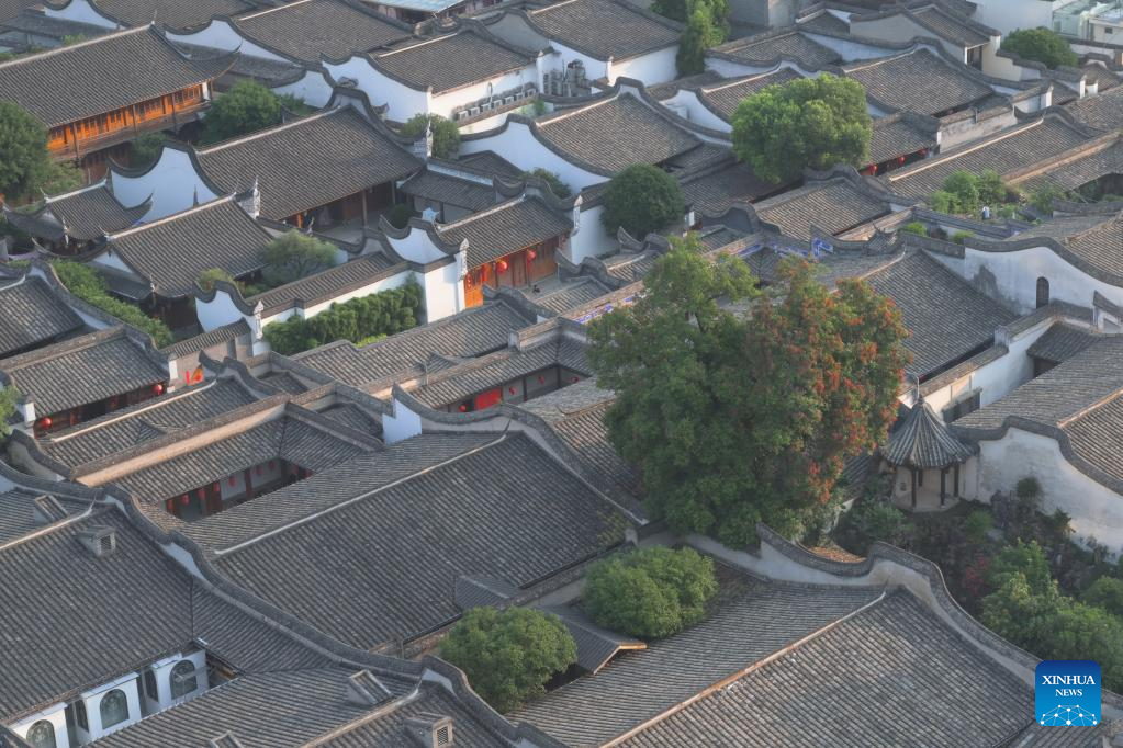 A glimpse of ancient buildings in Fuzhou, SE China's Fujian