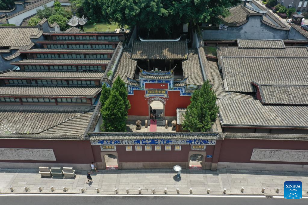 A glimpse of ancient buildings in Fuzhou, SE China's Fujian