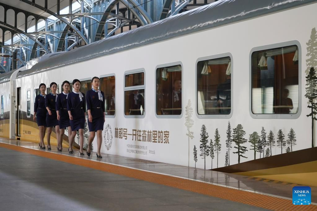 Tourist train from Harbin to Yichun offers passengers comfortable experience