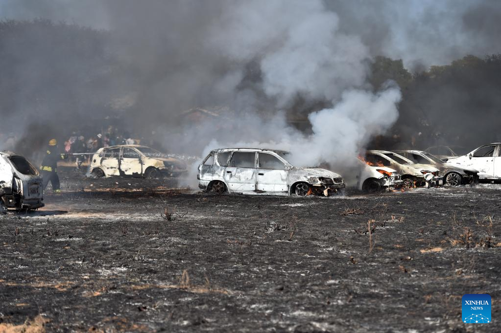 49 cars catch fire at racing event in Botswana