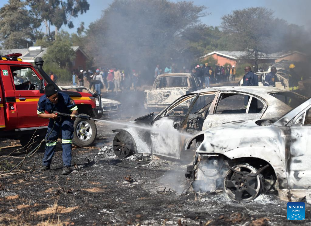 49 cars catch fire at racing event in Botswana