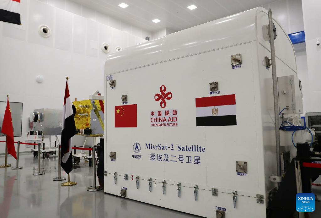 China-funded prototype satellites delivered to Egypt
