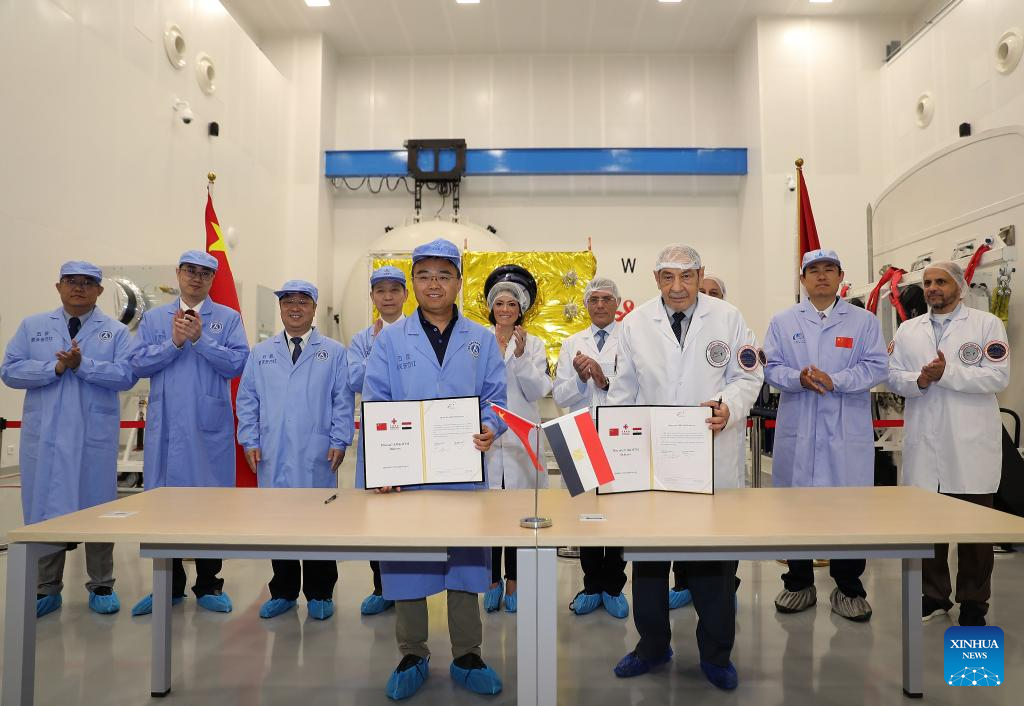 China-funded prototype satellites delivered to Egypt