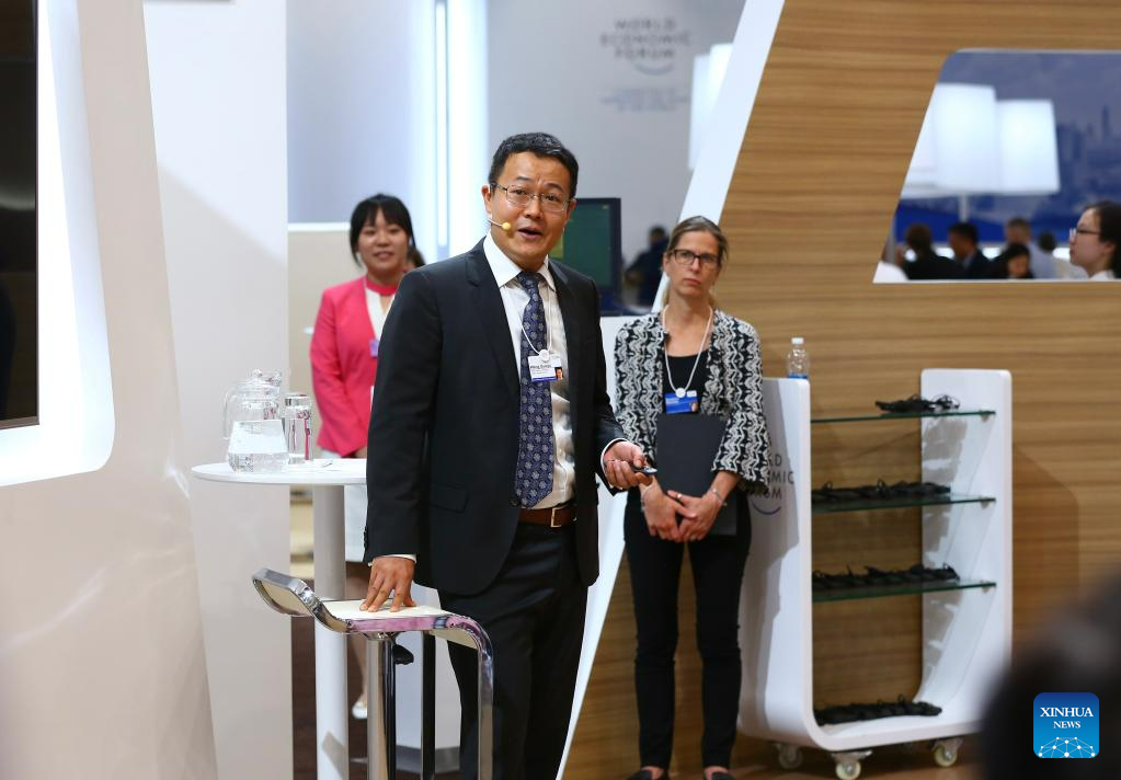 Participants attend sessions at Summer Davos in Tianjin