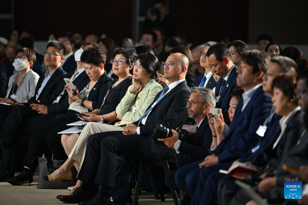 Participants attend sessions at Summer Davos in Tianjin
