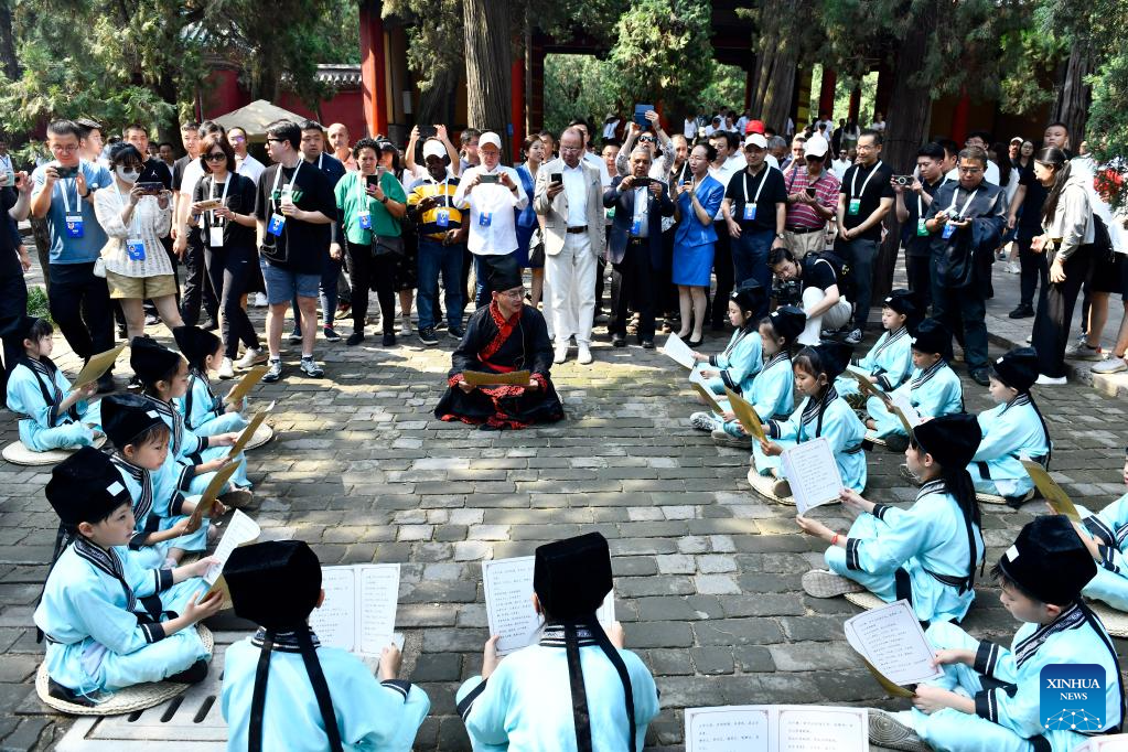 Cultural activities held in Qufu during WIC Nishan Dialogue on Digital Civilization