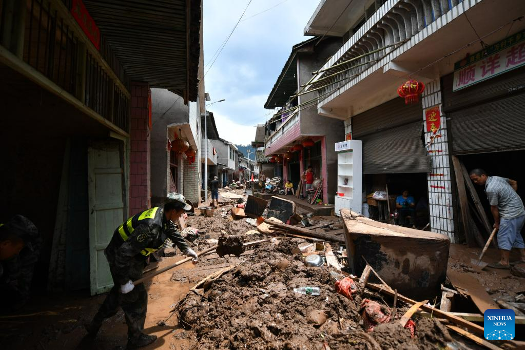 Nearly 7,000 evacuated after heavy rain in central China