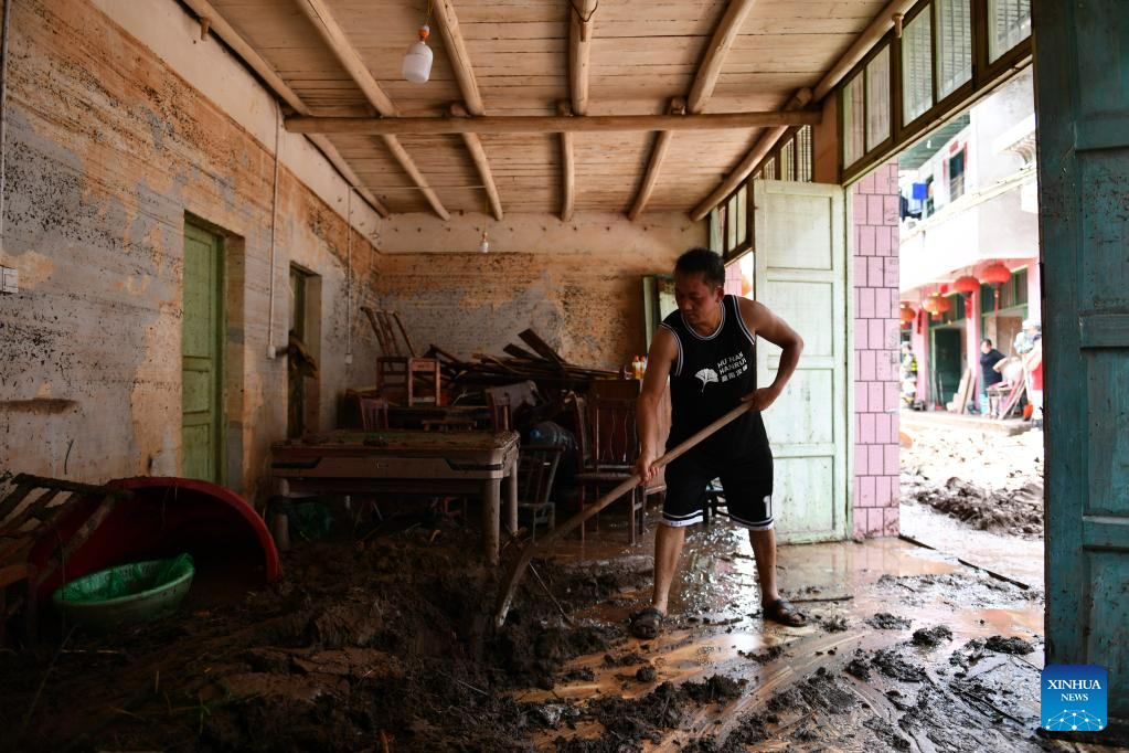 Nearly 7,000 evacuated after heavy rain in central China