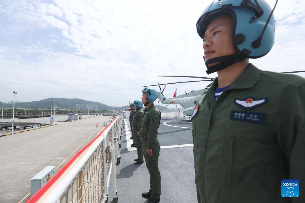Chinese naval hospital ship sets sail for humanitarian mission