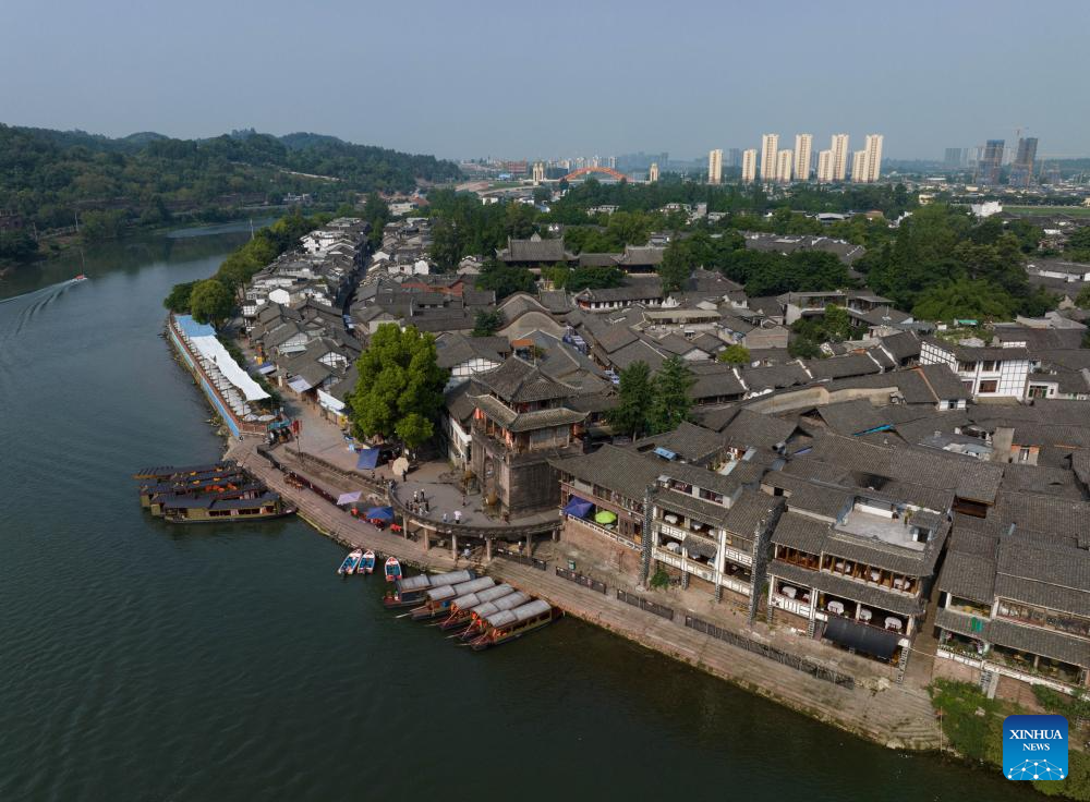 Water quality of Jinjiang River in Chengdu improves due to ecology management