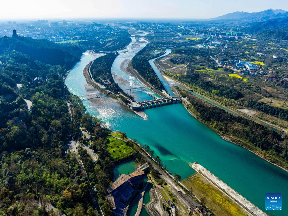 Water quality of Jinjiang River in Chengdu improves due to ecology management